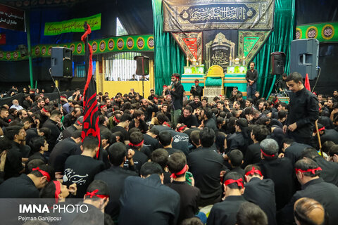عزاداری روز تاسوعای حسینی در آسایشگاه جانبازان شهید مطهری