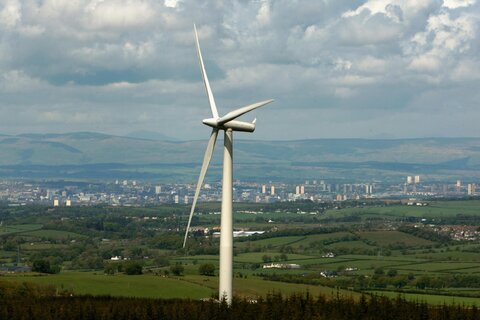 استقبال انگلستان از صنعت باد